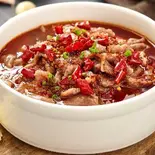 牛肉の四川風煮込み(みかね中華食堂)