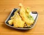 天ぷら盛り合わせ（蕎麦切りくろ 北24条店）