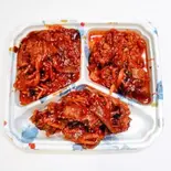 チャンジャとイカ、タコキムチの盛り合わせ(ご褒美弁当 韓国商会)
