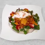 温玉乗せタコライス Soft Boiled Egg Taco Rice（とんかつ屋板橋店）