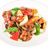 皇記の黒酢酢豚（四谷の香港料理 皇記）