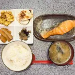 シャケ定食（喫茶 たんぽぽ）