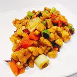 若鶏の唐揚げとピーナッツ甘辛炒め（串門‐創作中国料理）