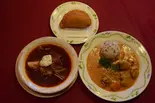 グリヤーシセット（ろしあ亭 大きなロールキャベツ 元祖白いビーフストロガノフの店）