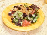 ザクロソースの野菜サラダ fattouch salad(ファットーシュ)（本格的シリア料理 ゼノビア）