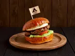 照り焼きエッグバーガー（全粒粉入り自家製バンズを使用したハンバーガーのお店【teltta】）