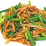 ニンニクの芽と豚肉炒め（台湾料理興福順 座間店）