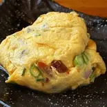 チャーシュー入り卵焼き Fried egg with fried chicken（けむり屋 なんば2号店）
