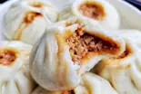 豚肉とネギまん(猪肉大葱包子)（劉媽媽食堂）