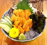 生ウニの刺身(海鮮&うなぎのはまちゃん)