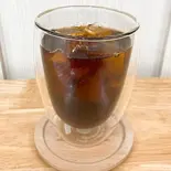 焙煎したての生アイスコーヒー(手造りデザートのカフェ ヒュッゲ cafe&studio Hygge)