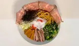 スペシャルトッピングセットBまぜそば(チャーシュー2枚、半熟温泉たまご、ねぎゴマ)（【油そば】芦屋まぜそば）