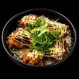 ガーリックパンチからマヨ丼（唐揚げ専門店 森光ファーム）