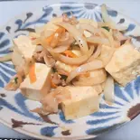豚肉豆腐ニンニク炒め（よしみね商店 Yoshimine shoten）
