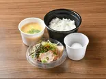 豚煮飯+玉子スープ（味鷹はなれ）