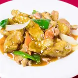 茄子と豚肉の辛みそ炒め（中国料理 竹園 百年橋店）
