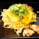 ねぎ塩豚オムそば（たこ焼き玉屋 本店）
