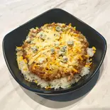 5種チーズのキーマカレー丼(ご飯大盛り250g)（裏道スタンド）