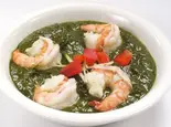 サーグプラウンカレー Saag Prawn Curry(インドレストラン ガンジス あべのキューズタウン店)