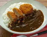 メンチカツカレー Minced Meat Cutlet Curry（とんかつ 黒田屋）