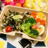 てりやきアボカドわさびマヨハンバーグBox（ハンバーグアイランド早稲田）