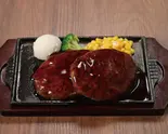 F-1112】てりやきハンバーグステーキHamburg steak with teriyaki sauce（ハンバーグ＆バーガー TERU 博多駅前通り店）