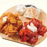 ハーフ＆ハーフ(フライド+ヤンニョム)10ピース（韓国居酒屋 ソジュバン）