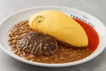 トマト＆カレーオム＆ハンバーグ（下北沢たまごけん）