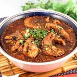 白身魚の四川風煮込み(麻辣水煮鱼)（祥和食府）