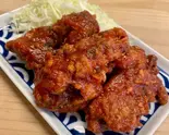 チリソース唐揚げ(3個)Chili Sauce Fried Chicken(3pieces)（元祖豚丼屋TONTON新開地）
