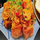 ĐẬU HŨ CHIÊN SẢ TẮC レモングラスとライム風味揚げ豆腐（ベトナム料理BIEN XANH QUAN）