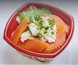 サーモンえんがわ丼（和楽丼丸 稲田堤店）