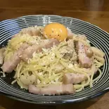 ベーコンときのこのカルボナーラ ビッグ（ビストロたけんこ）