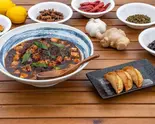 名物四川麻婆丼＆揚げ餃子3個 Sichuan Mapo Rice Bowl ＆ Deep Fried Gyoza Dumpling (3)（究極の麻婆豆腐専門店 南京町 花梨麻婆飯店）
