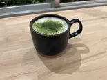 抹茶ラテ ホット/アイス(無糖)（人と地球に優しいカフェ はぐくみ）