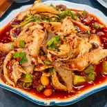 牛ハチノスと牛タンのピリ辛和え(夫妻肺片)（正宗中国味·羊大厨）