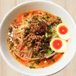 鶏坦々麺味玉付き Chicken Dandan Noodles with Marinated Egg（麺匠 鶏吟 保谷店）