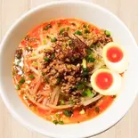 鶏坦々麺味玉付き Chicken Dandan Noodles with Marinated Egg(麺匠 鶏吟本店)