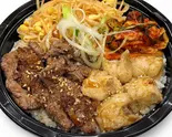 パパカルビ&スーパーホルモン丼+αサービスお肉付き(焼肉キッチンカルビパパ)