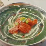 【57】マトンほうれん草カレー/Sag Mutton Curry（インドネパール料理マンディーブ）