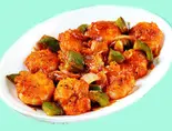プラウンチリ/Prawn Chilli（インド・ネパールレストラン クシ）