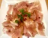 切り立て 生ハム (プロシュート)（ダイニング居酒屋 神戸 鶏バル Daining Izakaya Kobe Toribaru）