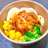 彩りデリサラダ（パンとスープ。Cafe Karanos[カラノス]）