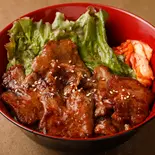 牛タンタレ焼肉丼(韓国料理 清美)