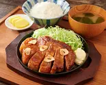 厚切りポークジンジャー定食 250g（大分唐揚げ なかつや 今福西1丁目店）