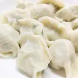自家製ニラと豚肉の水餃子（東北 餃子）