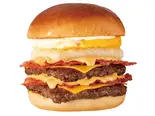 NY月見もっち®バーガーダブル（ウェンディーズ・ファーストキッチン 稲城アメリアショッピングセンター）