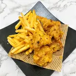 韓国ハニーバターチキン＆シーズニングポテト（K-PASTA SOOIN 韓国料理パスタ専門店）
