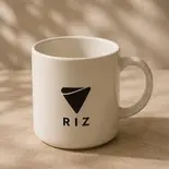 マグカップホワイト（RIZ CAFE CREPE RIZ 大名店）
