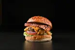 厚切りベーコンチーズバーガーSET Thick-Cut Bacon Cheeseburger Set（BURGERLION UTSUBO A GOGO）